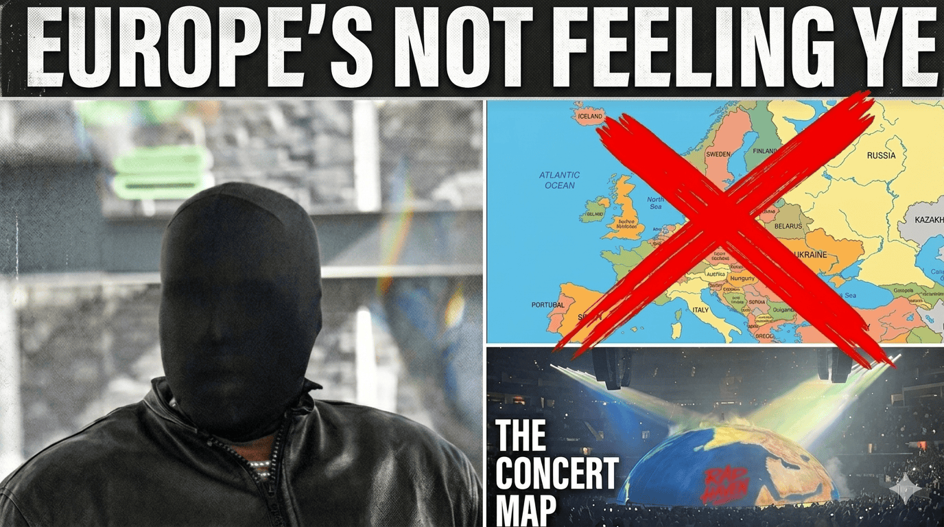 Kanye West Comeback Stalled — EUROPE IS NOT FEELING HIM